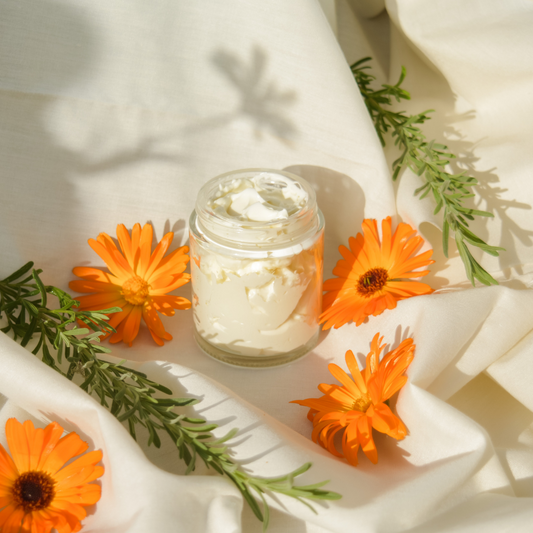 How To Make Emulsified Body Butter Using Rose And Calendula